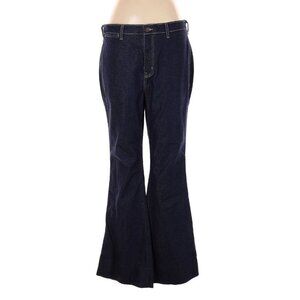 Johnny Was Lumiere Dark Blue Denim Wide Leg Jean Women's, Size 33